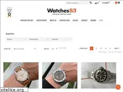 Sites similar to watches83.com