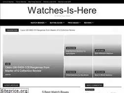 Sites similar to watchesishere.com
