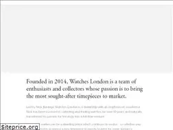 Sites similar to watchesldn.com