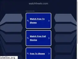 Sites similar to watchfreetv.com