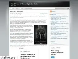 Sites similar to watchgameofthronesepisodes.wordpress.com