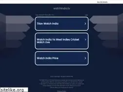 Sites similar to watchindia.tv
