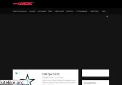 Sites similar to watchlivecric.com