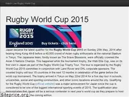 Sites similar to watchliverugbyworldcup.com