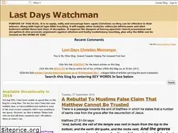 Sites similar to watchmanforjesus.blogspot.com