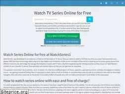 Sites similar to watchseries1.video
