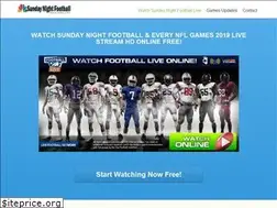 Sites similar to watchsundaynightfootball.com