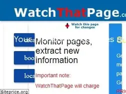 Sites similar to watchthatpage.com