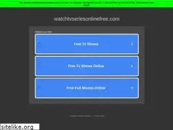 Sites similar to watchtvseriesonlinefree.com
