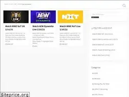 Sites similar to watchwrestling.news