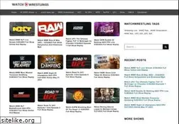 Sites similar to watchwrestlings.in