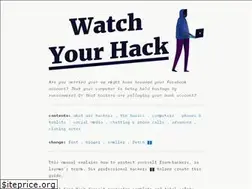 Sites similar to watchyourhack.com