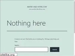 Sites similar to water-and-more.com