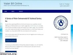 Sites similar to waterbillonline.com