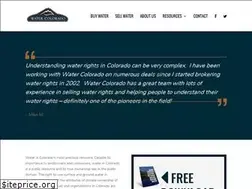 Sites similar to watercolorado.com