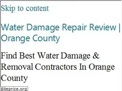 Sites similar to waterdamagerepairorange.com