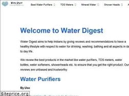 Sites similar to waterdigest.in