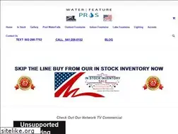 Sites similar to waterfeaturepros.com