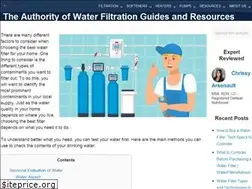 Sites similar to waterfiltersadvisor.com