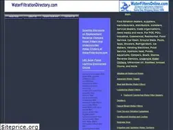 Sites similar to waterfiltrationdirectory.com