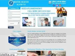 Sites similar to waterheateralvin.com