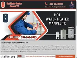 Sites similar to waterheatermanveltx.com