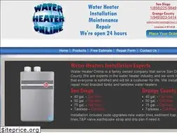 Sites similar to waterheateronline.com