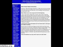 Sites similar to waterheaterrepairinstructions.com