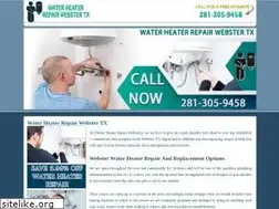 Sites similar to waterheaterrepairwebster.com