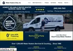 Sites similar to waterheatersonly.com