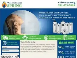 Sites similar to waterheaterspring.com