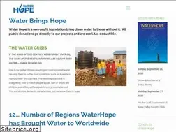 Sites similar to waterhope.org