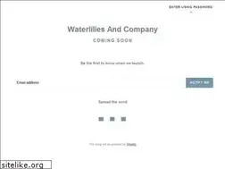 Sites similar to waterliliesandcompany.com