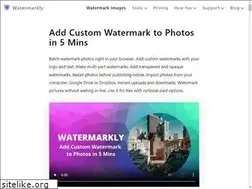 Sites similar to watermarkly.com