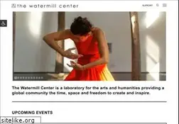 Sites similar to watermillcenter.org