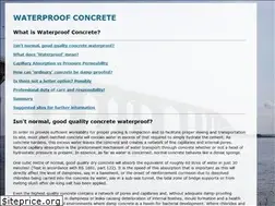 Sites similar to waterproof-concrete.co.uk