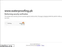 Sites similar to waterproofing.pk