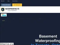 Sites similar to waterproofingpd.ca