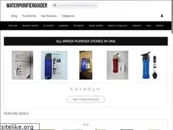 Sites similar to waterpurifierguider.com