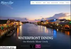 Sites similar to waters-edge-restaurant.com