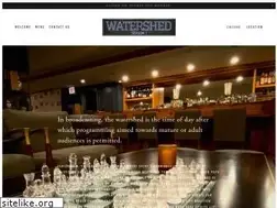 Sites similar to watershedbar.com