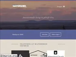 Sites similar to watershedchurch.net