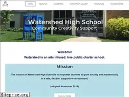 Sites similar to watershedhs.org