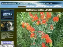 Sites similar to watershedinstitute.biz