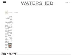 Sites similar to watershedmagazine.com