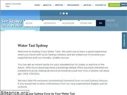 Sites similar to watertaxisydney.com.au