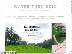 Sites similar to waterthruskin.com