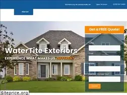 Sites similar to watertiteexteriors.com