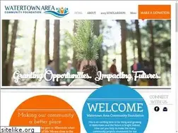 Sites similar to watertownareacommunityfoundation.org