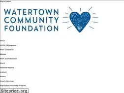 Sites similar to watertownfoundation.org